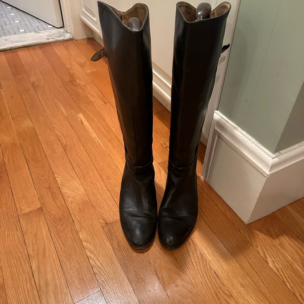 Frye black riding boots size 8.5